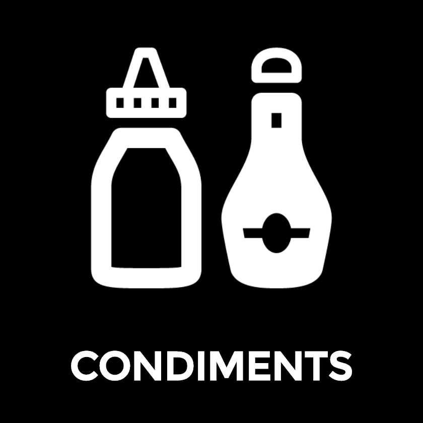 
    Condiments
  