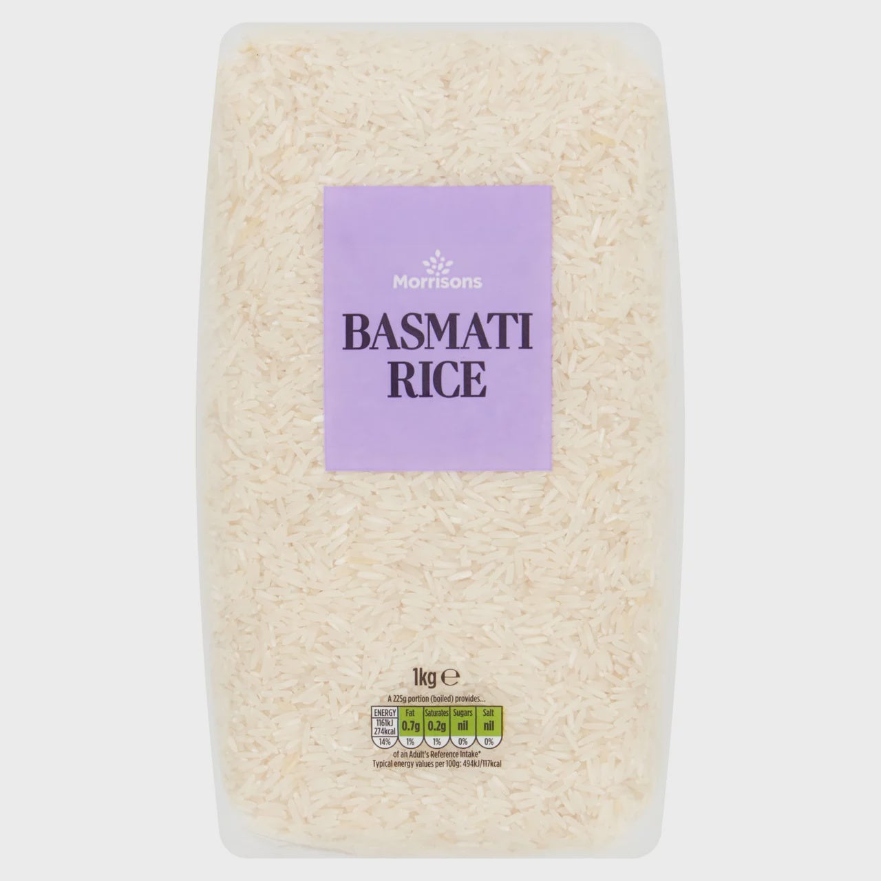 Morrisons White Basmati Rice 1kg