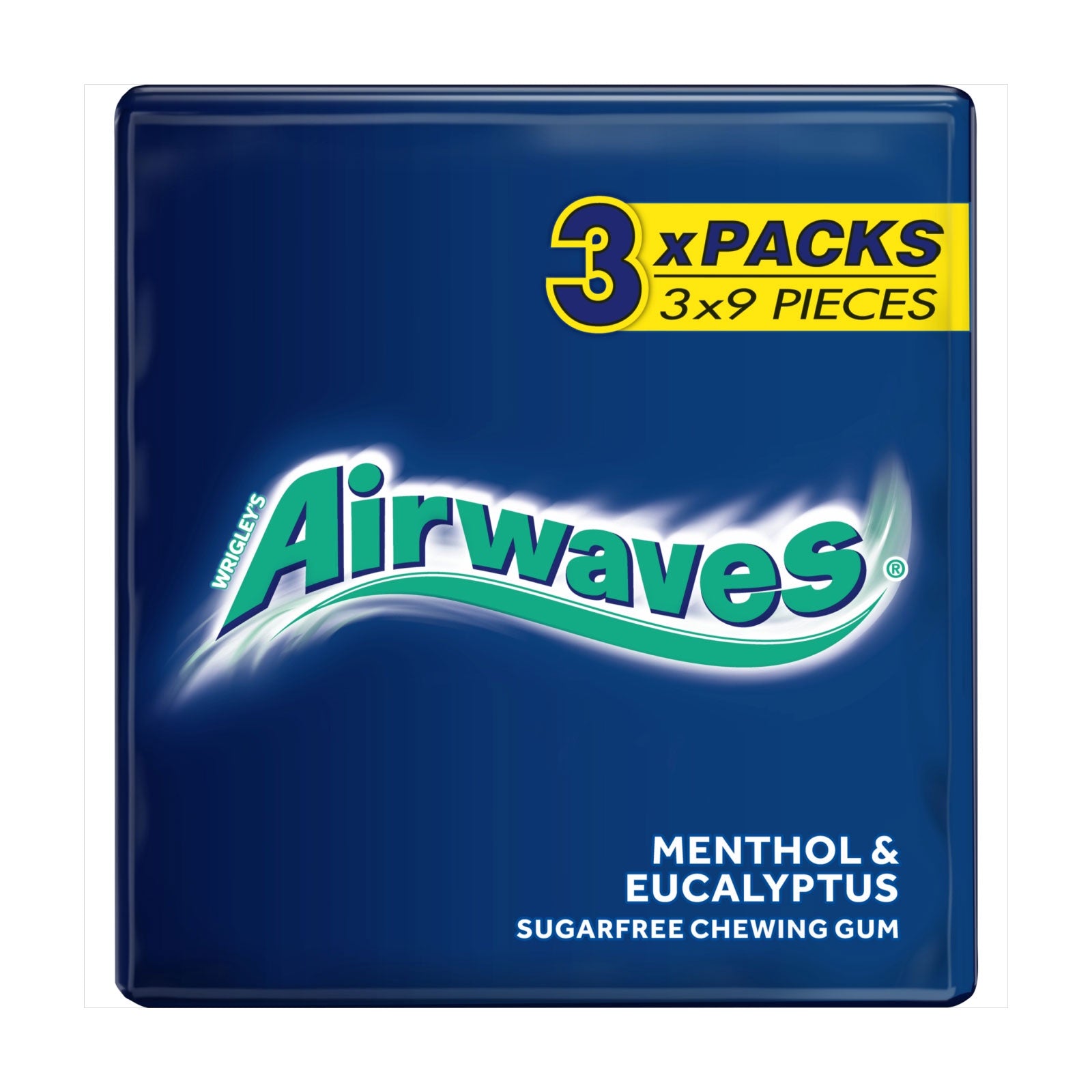 Wrigleys Airwaves Menthol And Eucalyptus 3pk