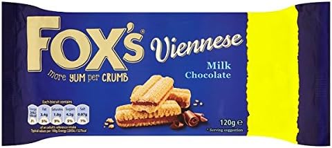 Fox's Milk Chocolate Viennese 120g# V1