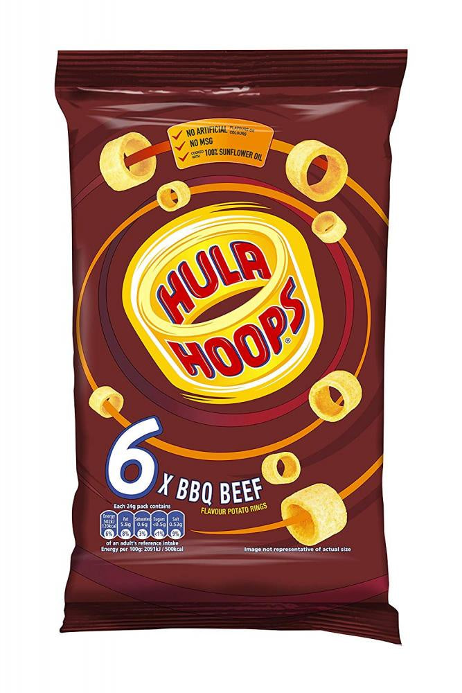 Hula Hoops BBQ Beef 6pk*