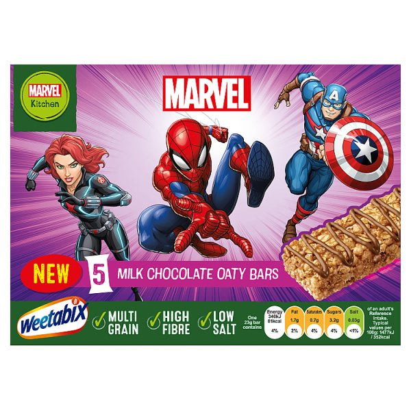 Weetabix Marvel Oaty Milk Chocolate 5 Bars