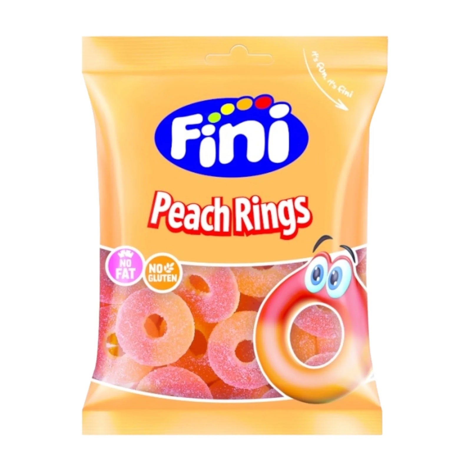 Fini Fizzy Peach Flavoured Jelly Rings