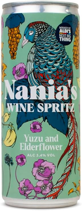 Nania's Yuzu & Elderflower White Wine Spritz 250ml