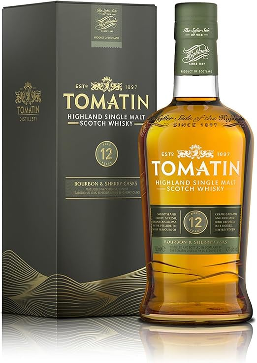 Tomatin 12 Year Old Highland Single Malt 43% 70cl