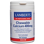 H01-8222/60 Lamberts Chewable Calcium 400mg*