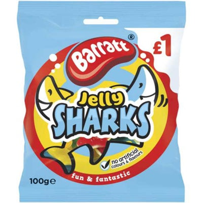 Barratt Jelly Sharks 100g *