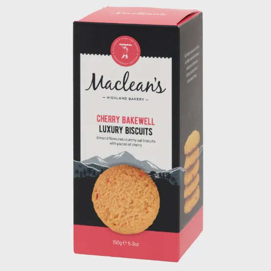 Maclean's - Cherry Bakewell Biscuits 150g