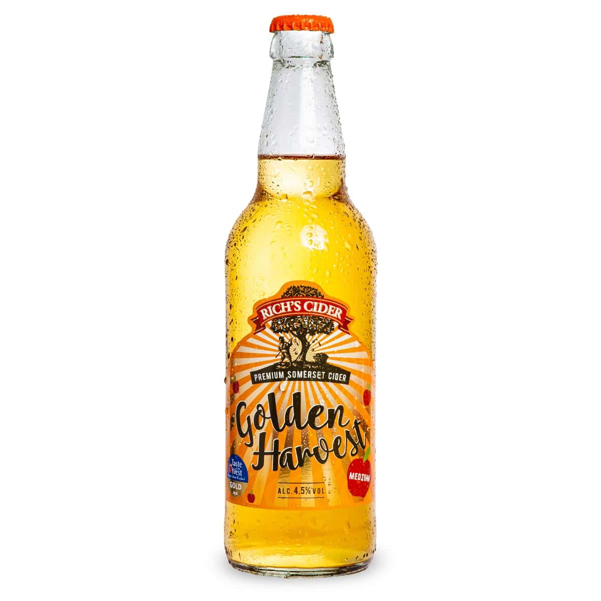 Rich's Cider Golden Harvest Medium 4.5% 500ml