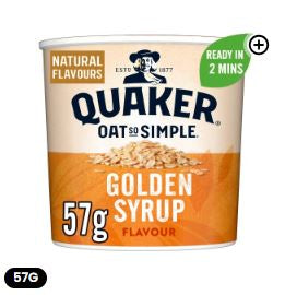 Quaker Oat So Simple Pot Golden Syrup