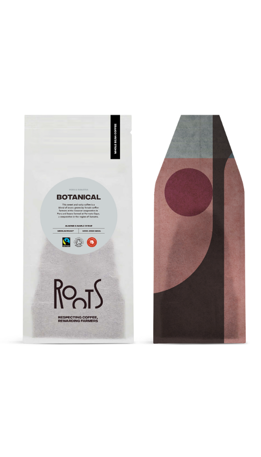 Roots Botanical Whole Bean Coffee (Case 6x1kg)