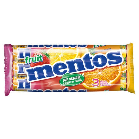 Mentos Fruit 3pk*