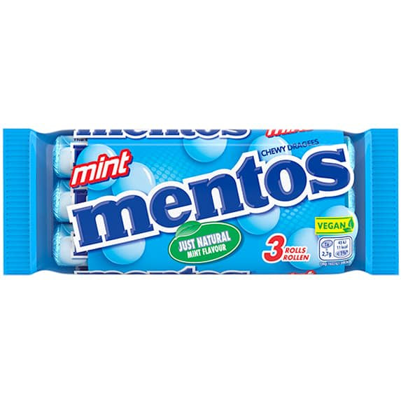 Mentos Mint 3pk*