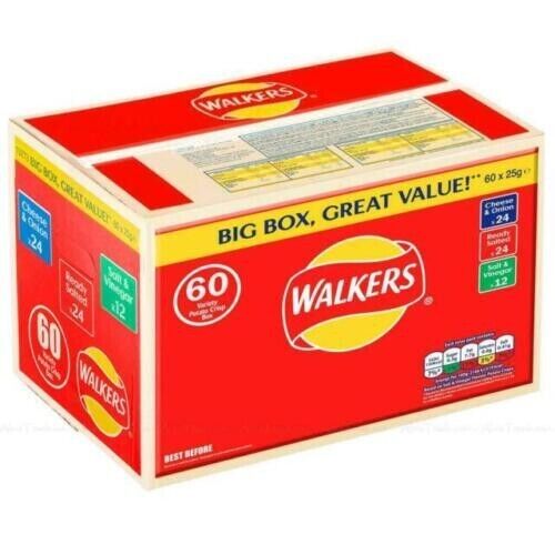 Walkers Assorted 60 Pack