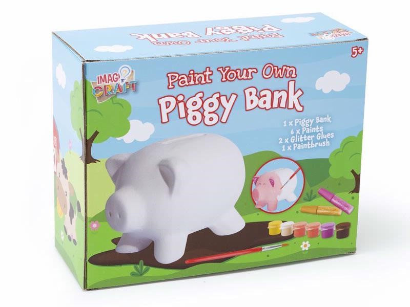 Paint Your Own Piggy Bank*