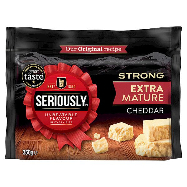 Seriously Strong Extra Mature Cheddar 350g#