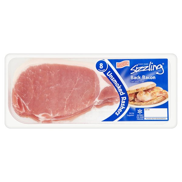 Sizzling Unsmoked Bacon  250g