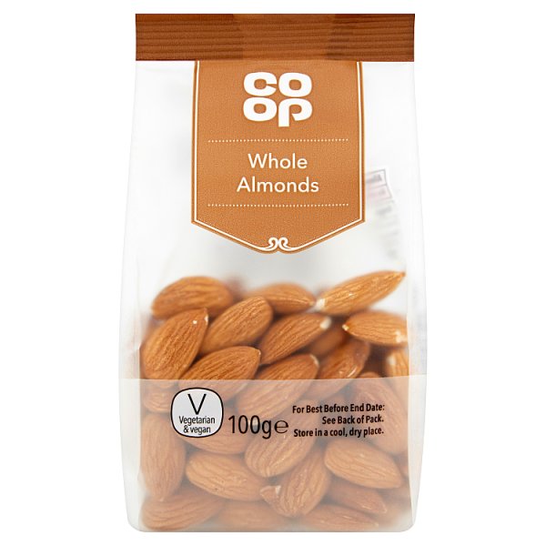 Co-op Whole Almonds 100g