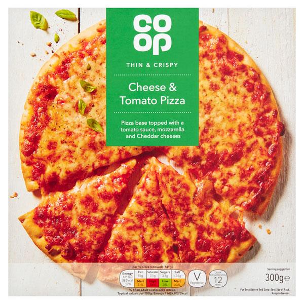 Co op Cheese & Tomato Pizza