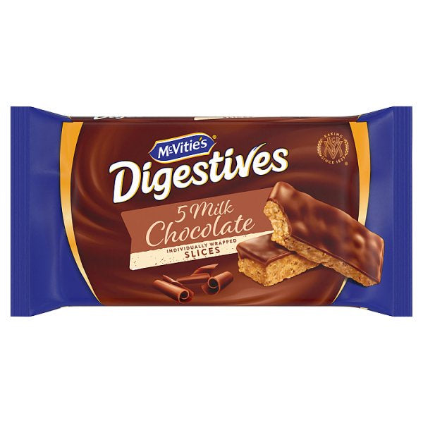 McVities Chocolate Digestive Slices 5pk
