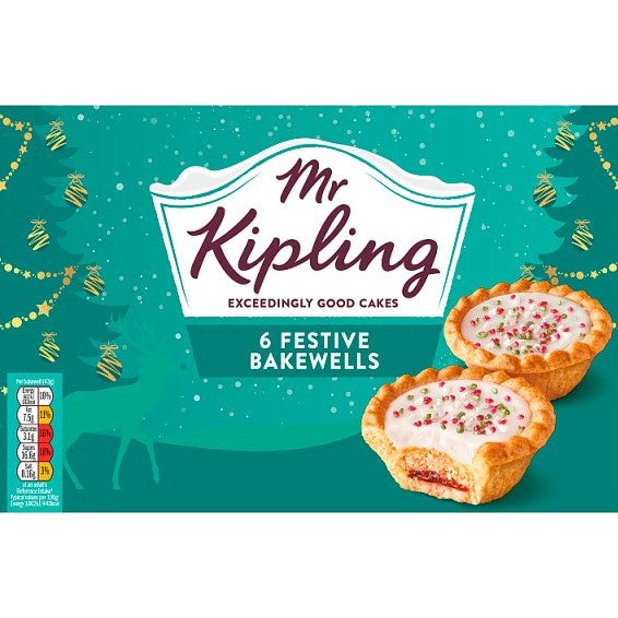 Mr Kipling Festive Bakewells 6 Pk