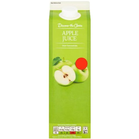 Discover The Choice Apple Juice 1l*