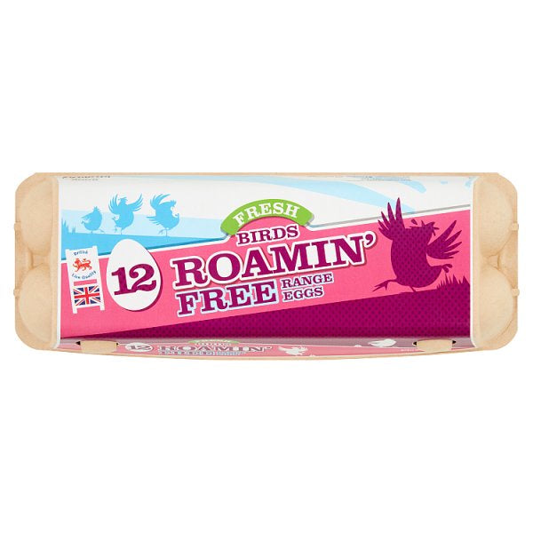 Roamin Free 12 Free Range Mixed Weight Eggs#