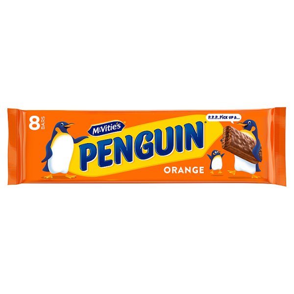 McVities Penguin Orange 8pk*