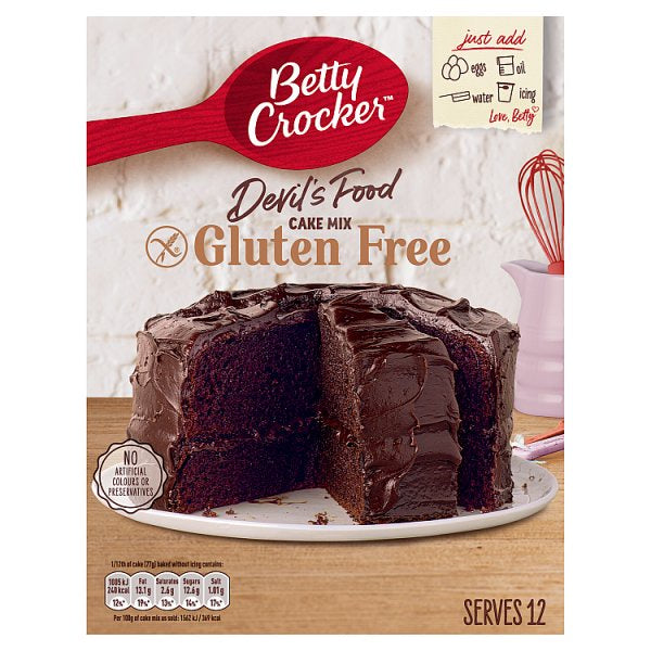 Betty Crocker Gluten Free Devil Food Cake Mix 425g