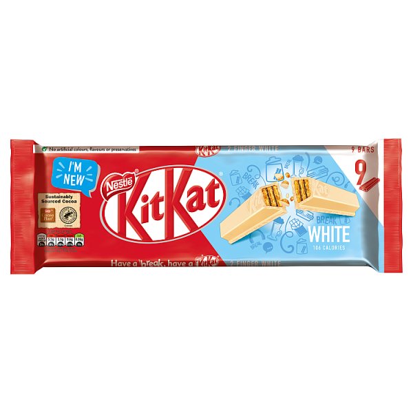 Nestle KitKat 2F White Chocolate 9pk*