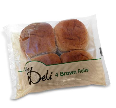 The Deli Brown Rolls 4pk