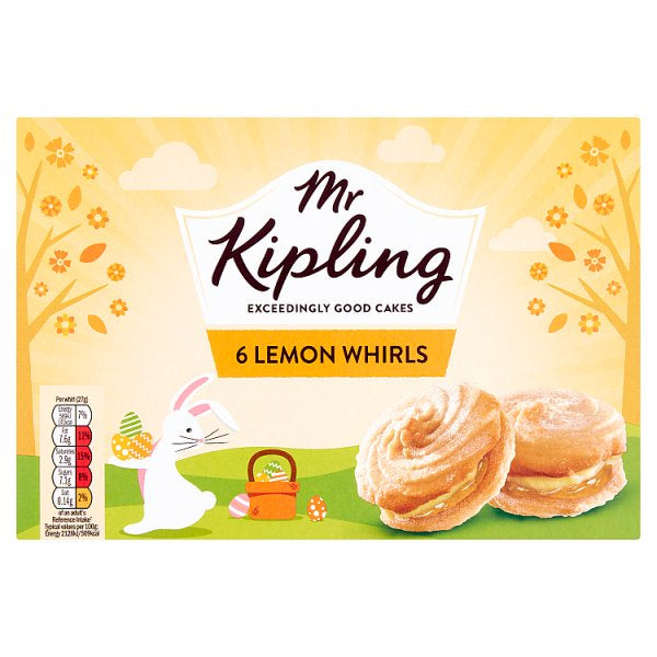 Mr Kipling Lemon Viennese Whirls 6pk