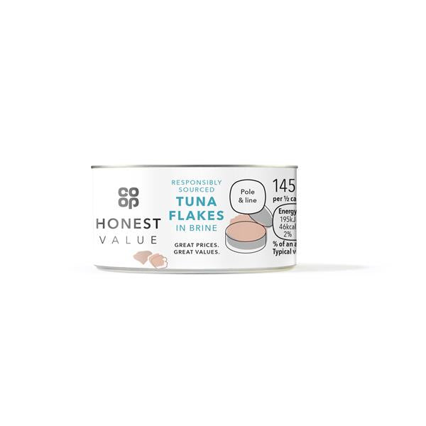 Co-op Honest Value Tuna Flakes in Brine 145g