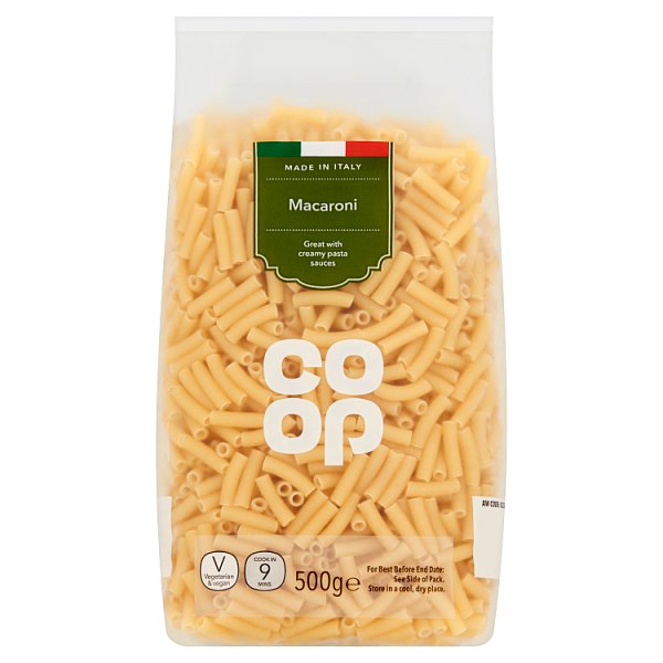 Co-op Macaroni Pasta Tubes 500g