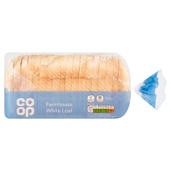 Co Op Farmhouse White Loaf 800g