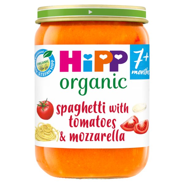 Hipp Organic Spaghetti & Tomato & Mozzarella 7M 190g