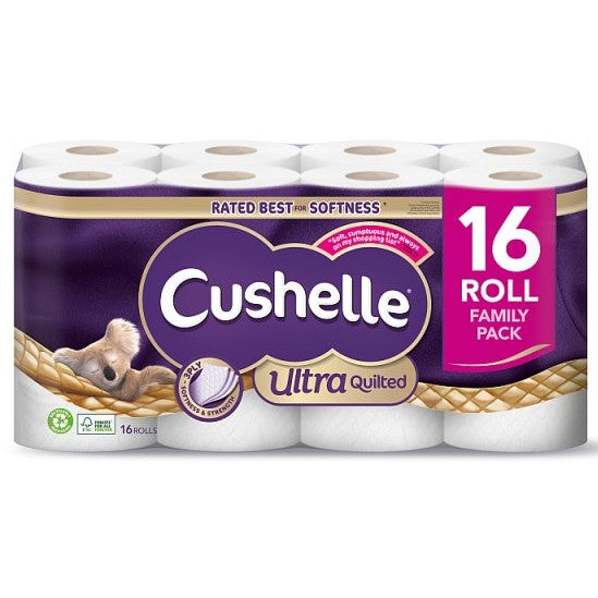 Cushelle Ultra Quilted Toilet Roll (16)*#