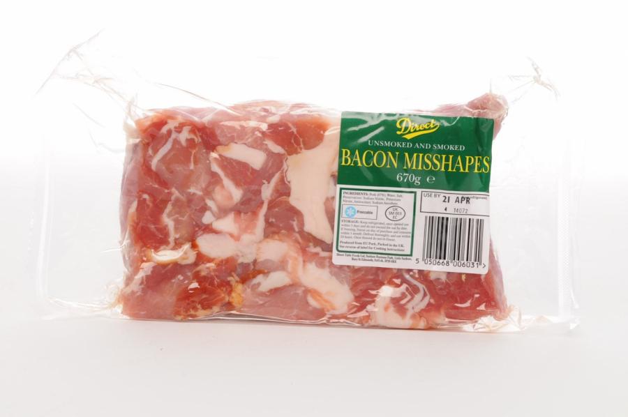 Bacon Misshapes 670g