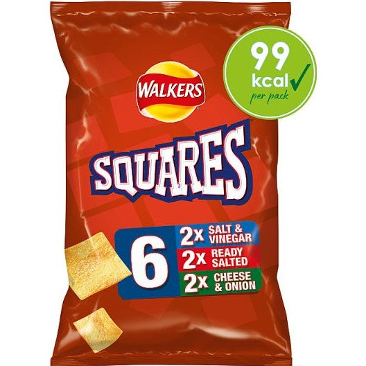 Squares Variety Crisps (6x22g)*