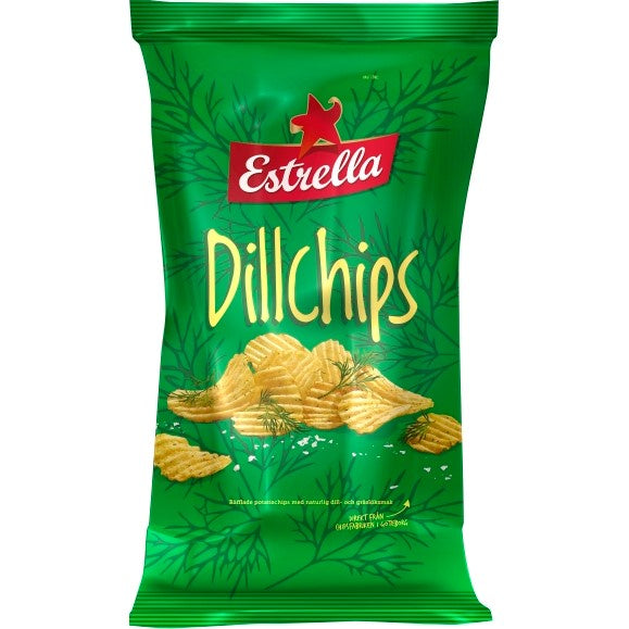 Estrella Dillchips - Dill Crisps 175g*