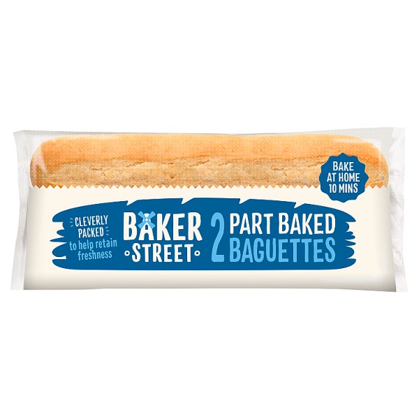 Baker Street Twin Baguettes - Part Baked
