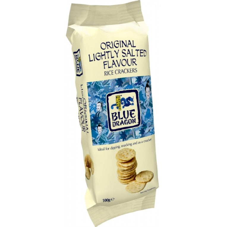 Blue Dragon Rice Crackers Lightly Salted (100g)