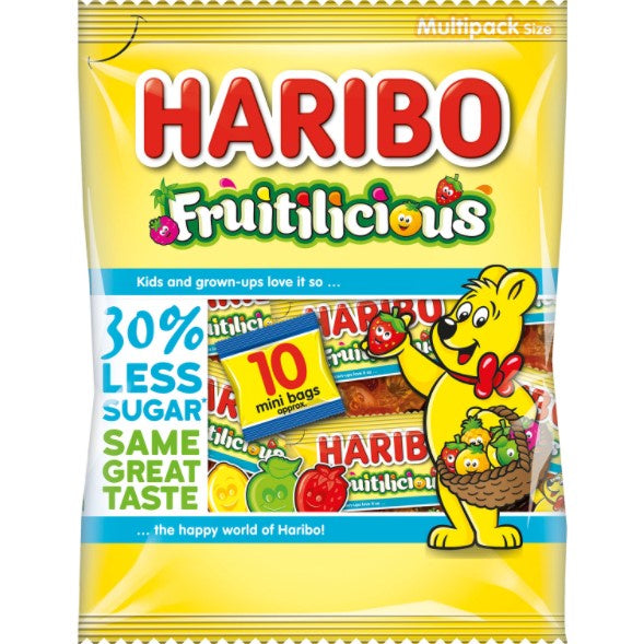 Haribo Fruitilicious 10pk 160g *