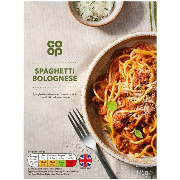Co  op Spaghetti Bolognaise 375g