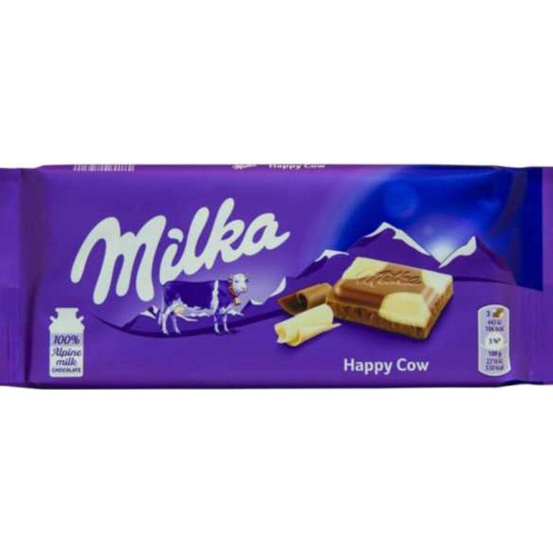 Milka Alpine Cow Spot Chocolate Bar 100g *