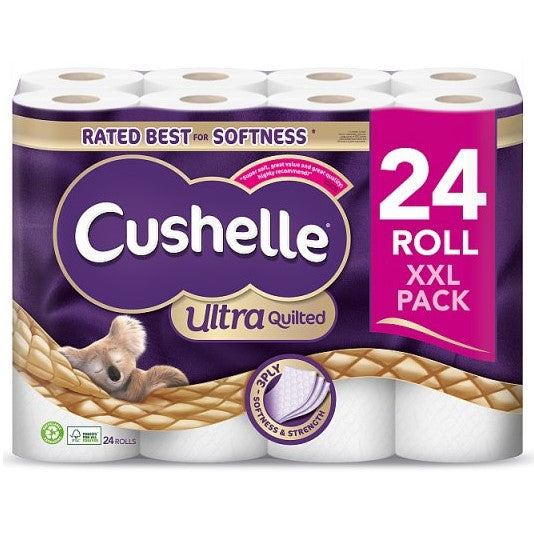 Cushelle Ultra Quilted Toilet Tissue (24roll)*