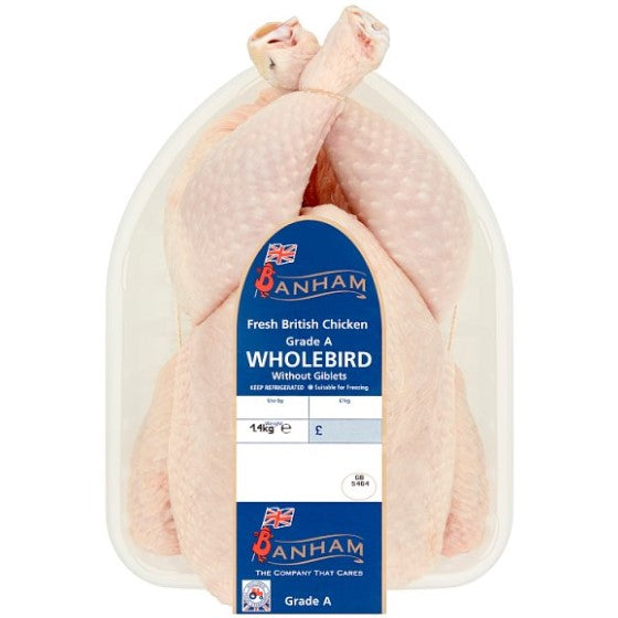 Fresh British Chicken Wholebird 1.35kg