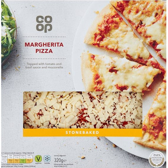 Co-op Stonebaked Margherita Pizza 320g