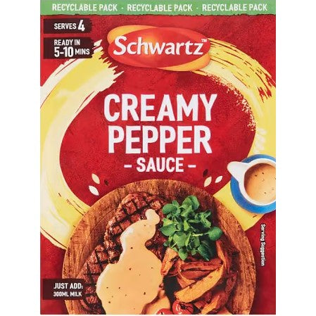 Schwartz Creamy Pepper Sauce Smooth & Tasty 25g