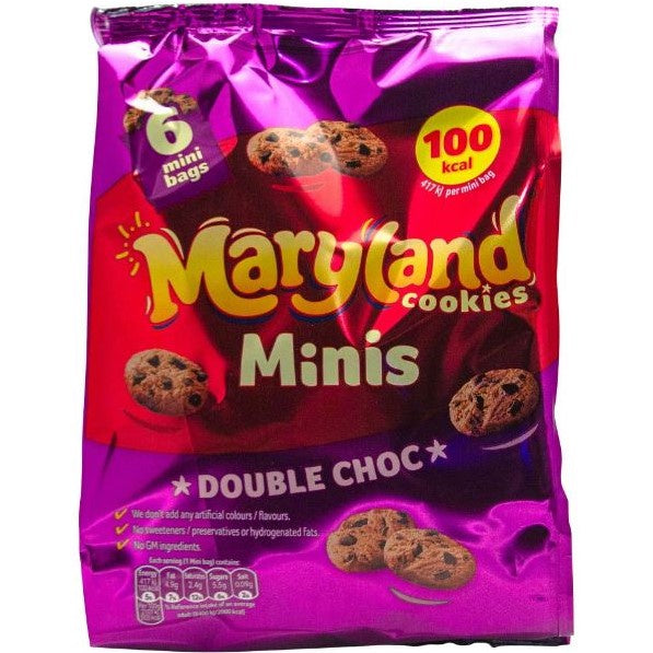 Maryland Cookies - Mini Double Choc 6pk